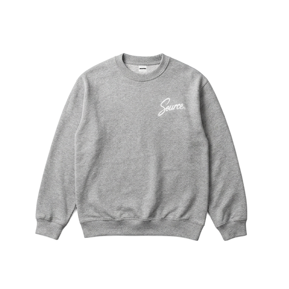 Core Crew-Neck Sweatshirt - Cement