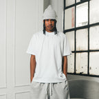 Tagged Oversized Tee - Snow